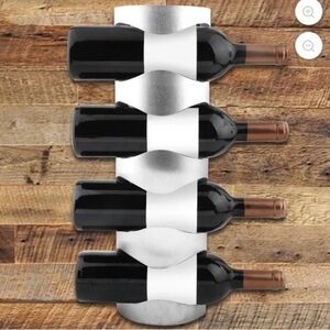 IKEA Stainless Steel Wall Mounted Wine Rack. Simple & Classic VURM.